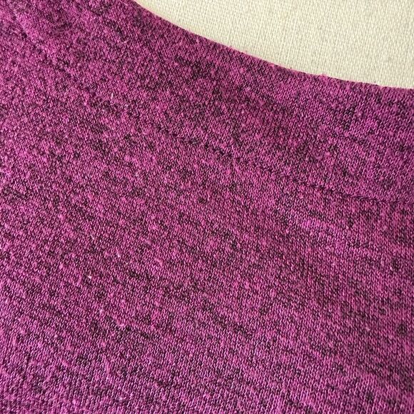 Chico's Knit Heather Round Neck Pullover Tank Top Purple Size 2 - Picture 3 of 7